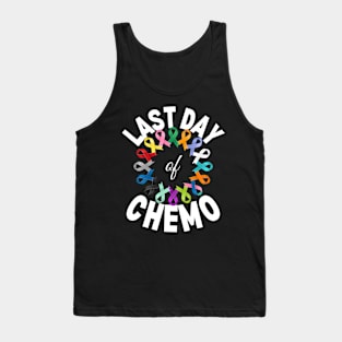 Last Day Of Chemo Radiation Cancer Awareness Survivor Tank Top